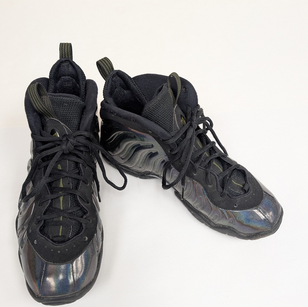 Nike Little Posite One GS Legion Green 644791-301 Size 7Y / Women's 8.5
